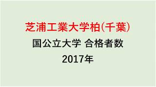 芝浦工業大学柏高校　大学合格者数　2017～2014年【グラフでわかる】