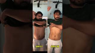 KYA SE KYA HO GAYE 😁DAY 16, WEIGHT 74KG | 30 DAY FAT TO FIT JOURNEY | NO SUPPLIMENTS |