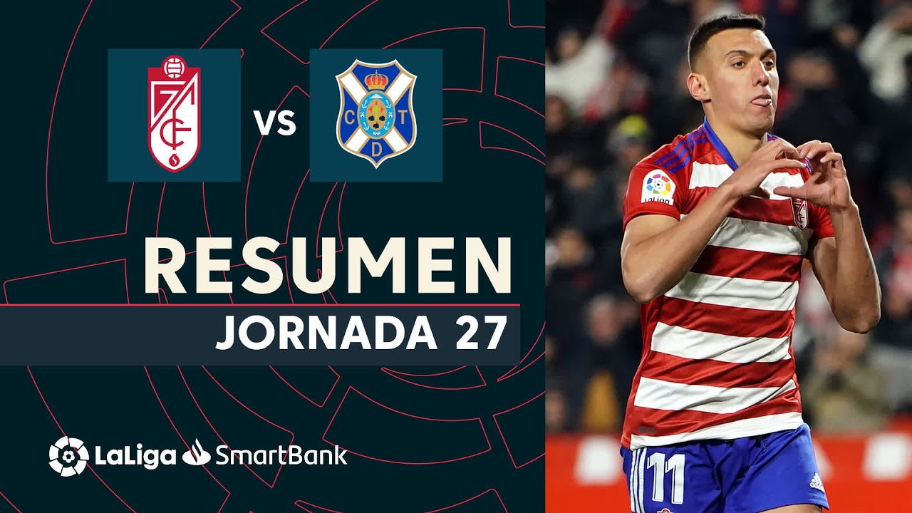 Resumen De Granada CF Vs CD Tenerife (2-0) - YouTube