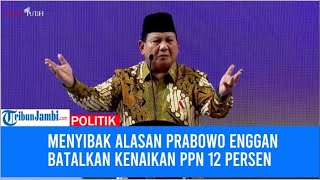 Menyibak Alasan Prabowo Enggan Batalkan Kenaikan PPN 12 Persen