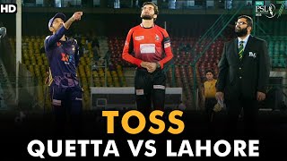 Toss | Quetta Gladiators vs Lahore Qalandars | Match 15 | HBL PSL 7 | ML2G