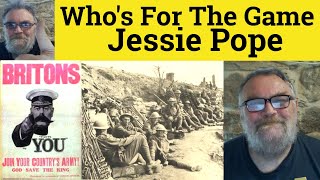 🔵 Who's for the Game by Jessie Pope - Summary Analysis - Who's for the Game by Jessie Pope