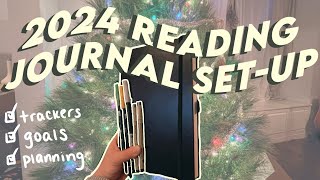 2024 reading journal set-up + flip through📓✨ #sydmas day 7🎄 #bookmas #vlogmas