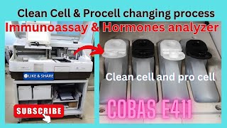 Pro Cell \u0026 Clean Cell changing process to cobas e411 | Roche | @medicallabtechnologysajal6903