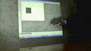 Wiimote interactive whiteboard demo