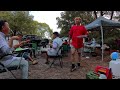 video of having dinner while camping with friends travel vlog camping travel roadtrip