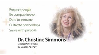 PHSA+ Awards: Dr. Christine Simmons, medical oncologist, BC Cancer