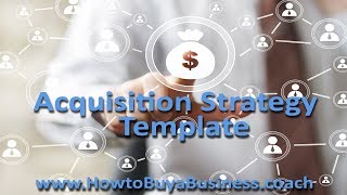 Acquisition Strategy Template - Acquisition Plan Document