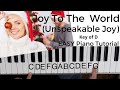 Joy To The World (Unspeakable Joy) -Chris Tomlin (Key of D)//EASY Piano Tutorial