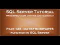 DATEFROMPARTS function in SQL Server