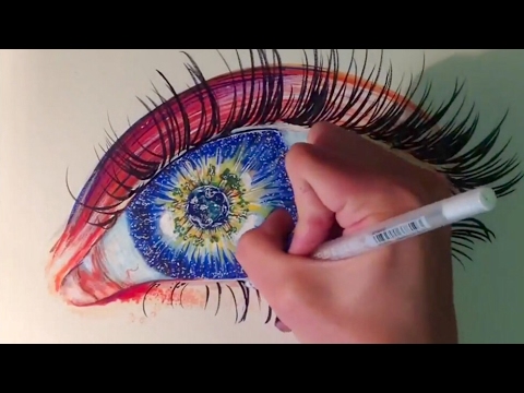 Creative Eye Speed Drawing Youtube