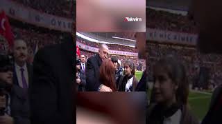 Başkan Erdoğan çocuklara sarıldı... Büyük İstanbul Buluşması'nda samimi anlar