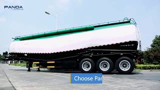 70m3 85ton cement bulker powder tanker dry bulk trailer