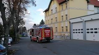 Ausrücken zum Einsatz mit HLF3