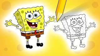 How To Draw SpongeBob Squarepants - Step by Step
