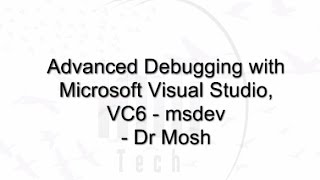 Debugging C code with MSVC studio