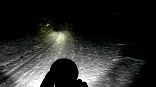 Fenix TK75 Flashlight Winter Night Test Review