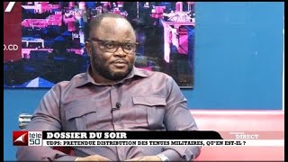 AFFAIRE DISTRIBUTION DES TENUES MILITAIRES : L'UDPS ACCUSE DEO BIZIBU