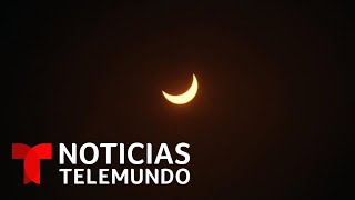 El eclipse total de Sol 2020 se pudo apreciar hoy en América del Sur | Noticias Telemundo