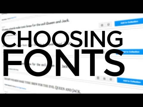 Graphic Design Tutorial: Choosing fonts Graphic Design Tutorial: Choosing fonts