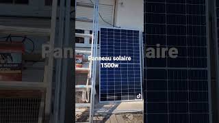 panneau solaire 1500w