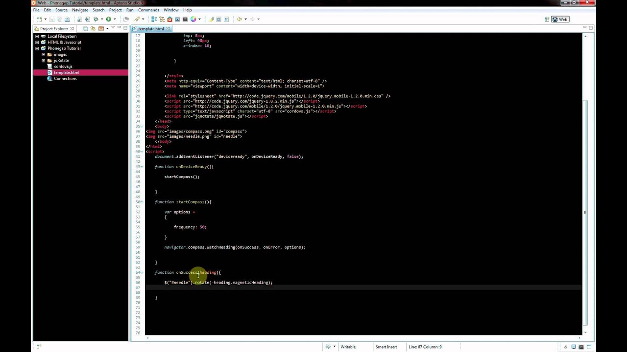 Intro To Phonegap App Creation Part 3 Youtube