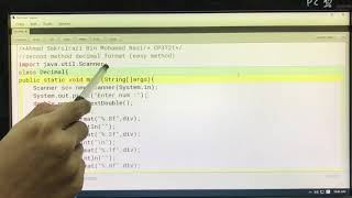 SEM2 Decimal format in JAVA