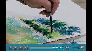 How to paint Grass, Foliage, and Bushes in Watercolors - with Artist Tom Jones