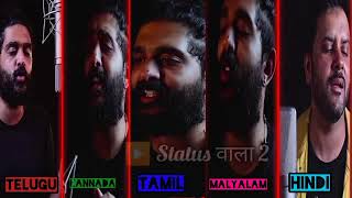 Pushpa Song Srivalli in 5 languages Telugu vs Kannada vs Tamil vs Malayalam vs Hindi Pushpa Movie