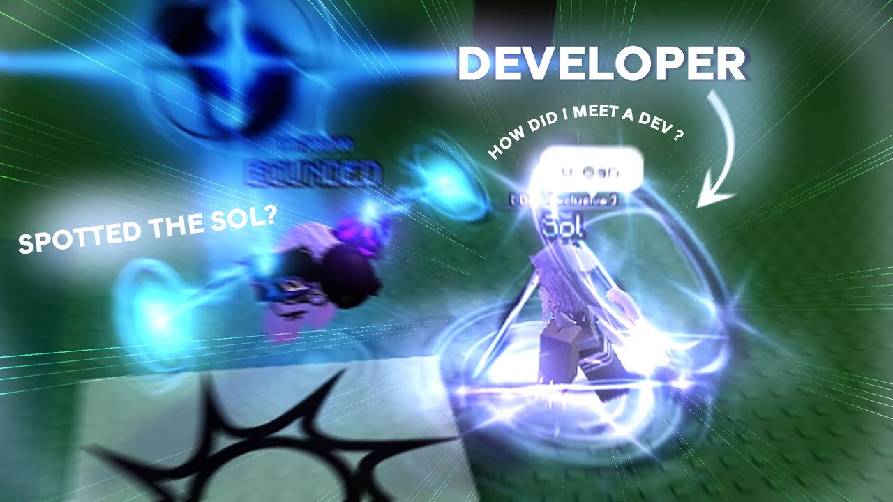 Meeting One Of The Devs In Sols RNG [ Dev-Exclusive Auras + Spotted The ...