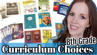 8TH GRADE CURRICULUM CHOICES | HOMESCHOOL CURRICULUM CHOICES | MIDDLE SCHOOL ECLECTIC CURRICULUM