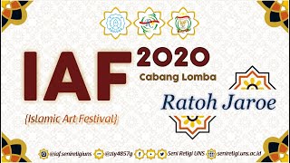 Lomba Ratoh Jaroe || Sanggar Mirah Delima - Universitas Almuslim Bireuen - NAD [IAF 2020]