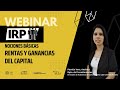 Webinar IRP Nociones Básicas Rentas y Ganancias del Capital