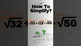 Simplifying Radicals #shorts #radical #maths #radicalequations #mathematics #viral #simplification