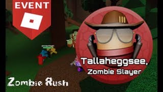 Tehwolffebot Videos 9tube Tv - how to get the tallaheggsee zombie slayer in zombie rush roblox egg hunt