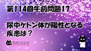 【看護師国家試験対策】第114回 午前問題17　過去問解説講座【クレヨン・ナーシングライセンススクール】第114回看護師国家試験