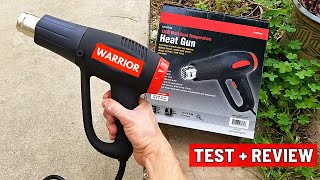 Harbor Freight Heat Gun Test \u0026 Review. Does it Work Well?