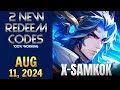 🔥 X Samkok Codes | X Samkok Gift Codes 2024 | X Samkok Redeem Codes | X Samkok Coupon Codes