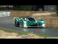 aston martin valkyrie amr pro singing at 2023 festival of speed 11 000rpm cosworth v12 sound