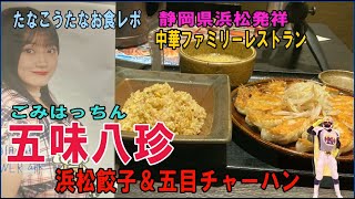 五味八珍・浜松餃子＆五目チャーハンセット：食レポシリーズ（G-キング・たなこうたなお）　＃浜松餃子　＃五味八珍　＃食レポ　＃Gキング　＃たなこうたなお