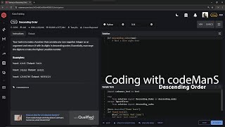 Codewars: Python | 7 kyu | Descending Order