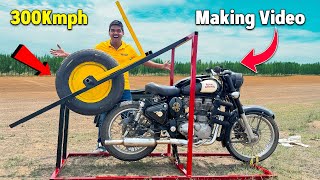 Making of Monster Tyre Launcher - 300 Kph Speed 🔥🔥 Telugu Experiments Family