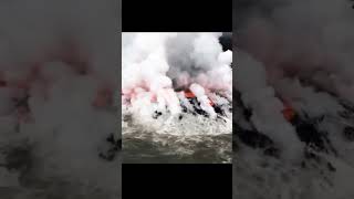 lava song krakatoa eruption Iceland footage live fire on water compilation on  video full on youtube