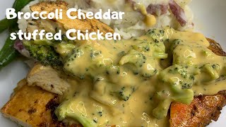 Broccoli Cheddar stuffed Chicken