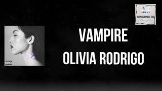 Olivia Rodrigo • Vampire (Lyric Video)