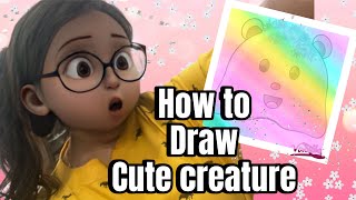How to Draw: Cute Creature😍| Procreate Tutorial