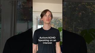 How special interests can affect conversation in autism/ADHD. A lighthearted look.😊❤️