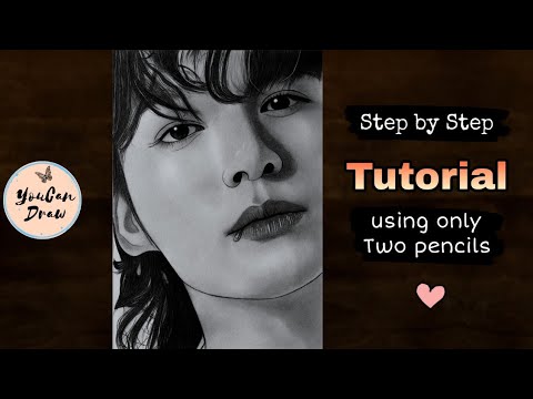 How To Draw BTS Jungkook Drawing - Step By Step Tutorial - YouTube