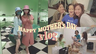 MOTHER’S DAY VLOG 让妈妈自己选礼物的一天 🌹family dinner【 母女时光】