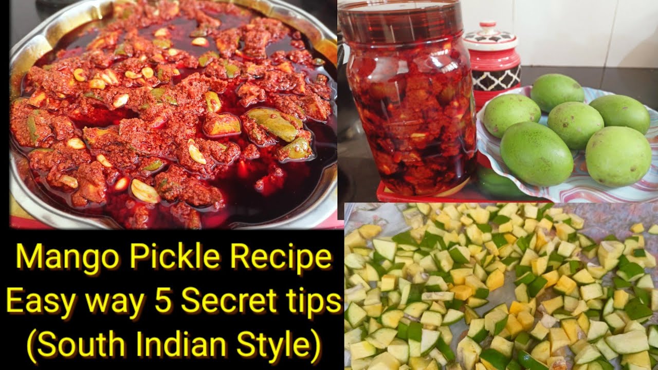 Mango Pickle South Indian Style - YouTube